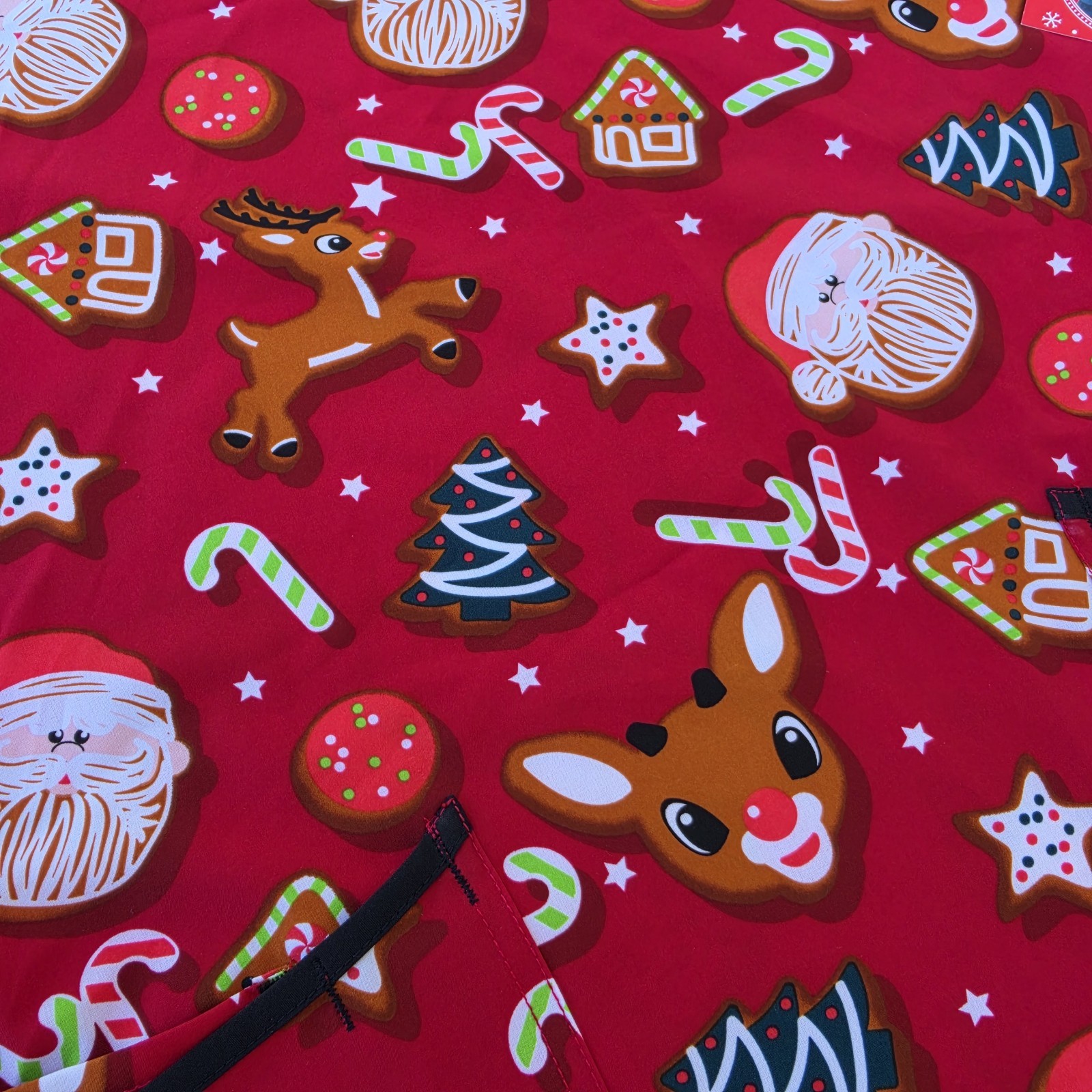 Rudolph the Red Nosed Reindeer Official Licensed Scrub Top New With Tags Sz M