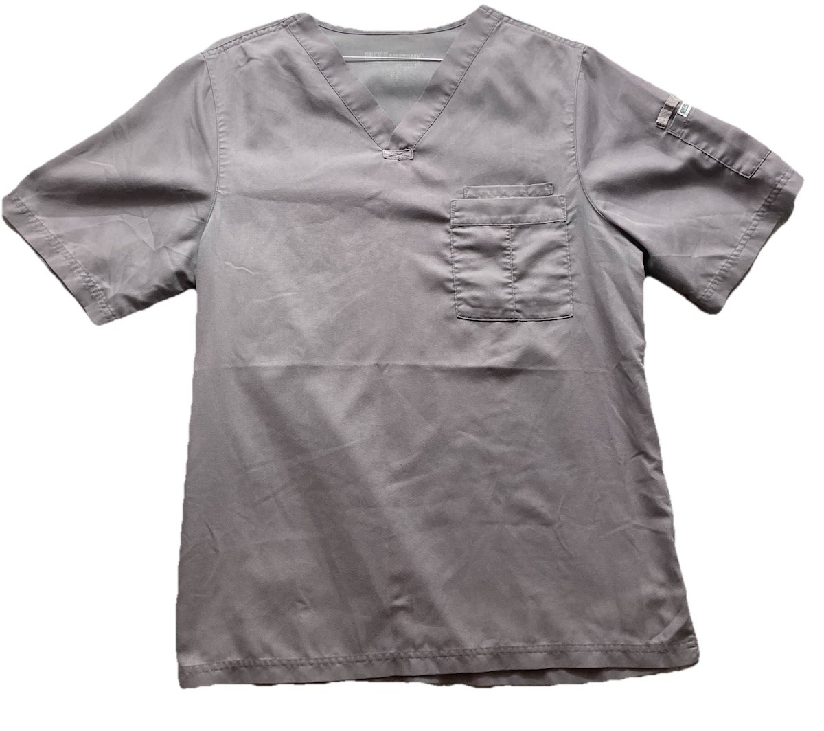 Grey’s Anatomy Barco Women’s Scrub Top,Gray Medium Polyester/Rayon/Spandex