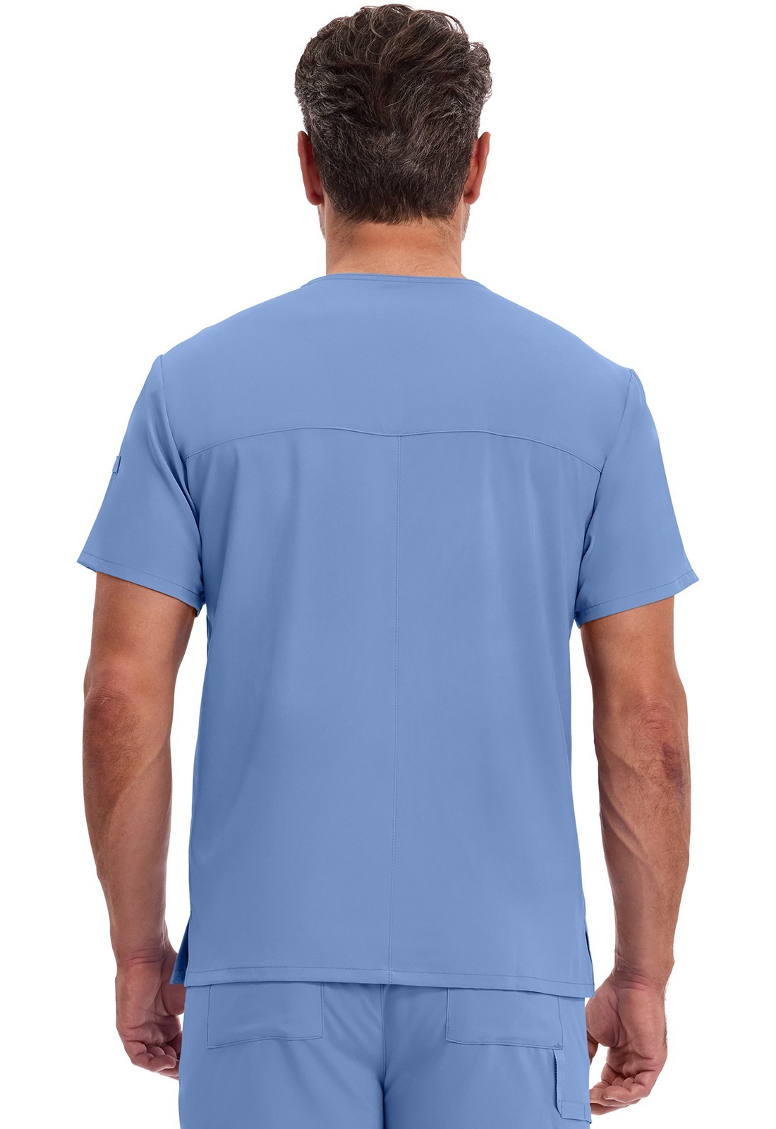 Dickies Scrubs EDS Essentials Men V Neck Top DK635 CIPS Ciel Blue Free Shipping