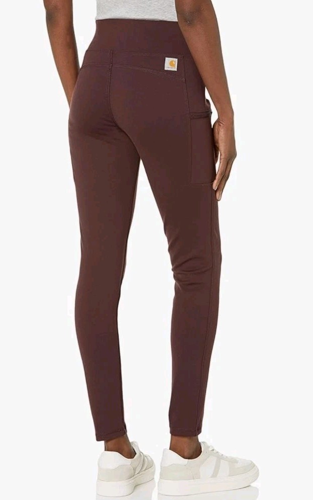 Womans Carhartt Force Fitted Lightweight Utility Legging MED 8-10 Blackberry