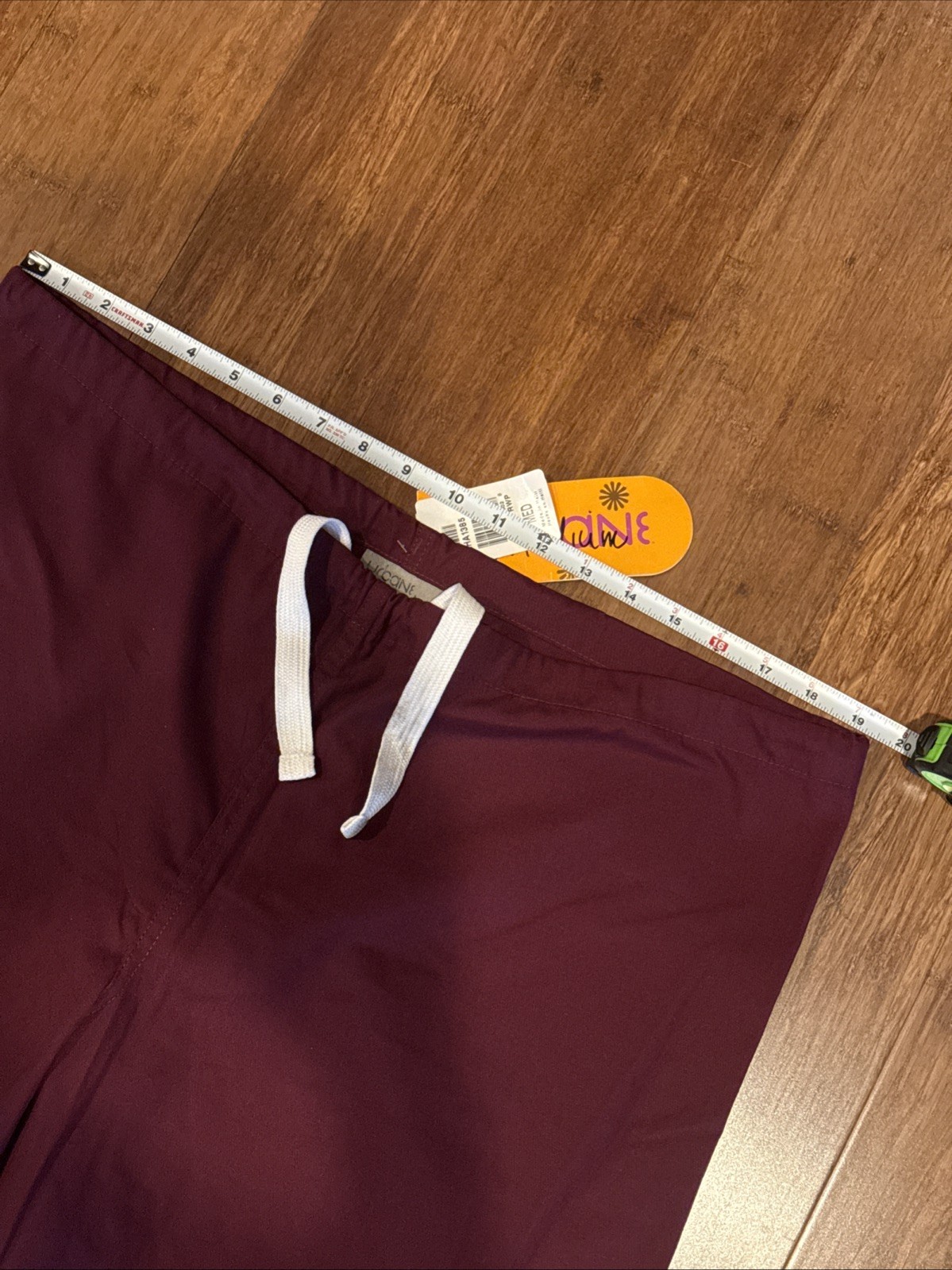 Urbane 9502 Women’s Straight-Leg Scrub Pants, Maroon Wine Red, NWT, Medium