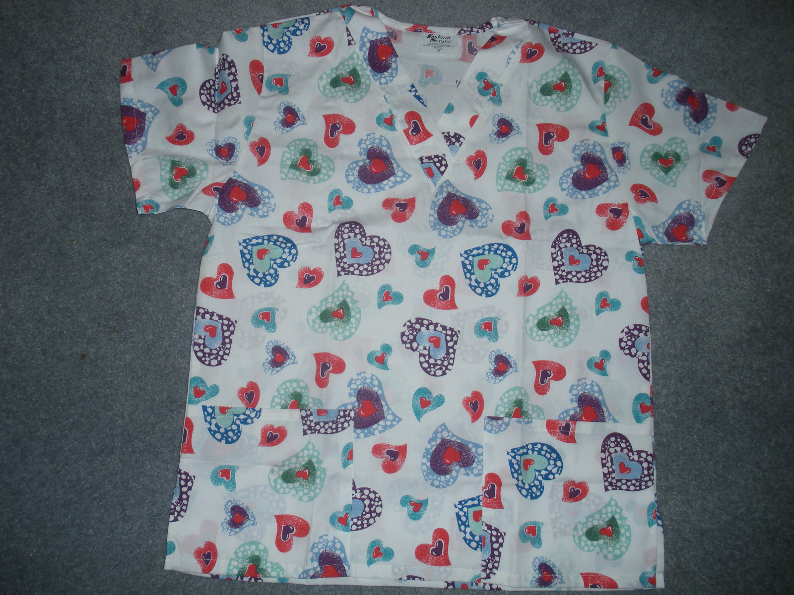 New Nursing Print Tops, 2-Pocket, V- Neck,