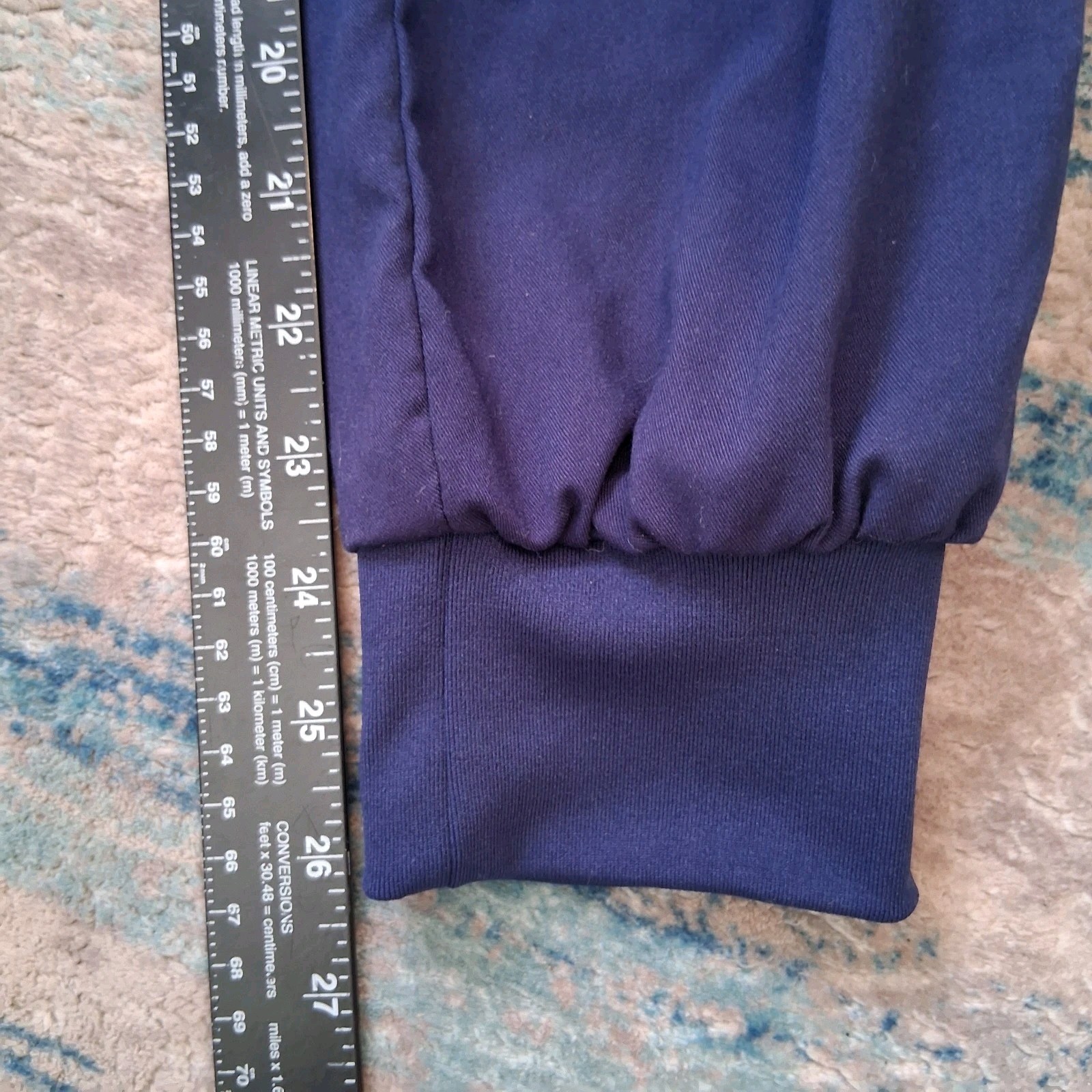 NiaaHinn Scrubs Jogger Pants Women Navy Blue Size Medium Pockets