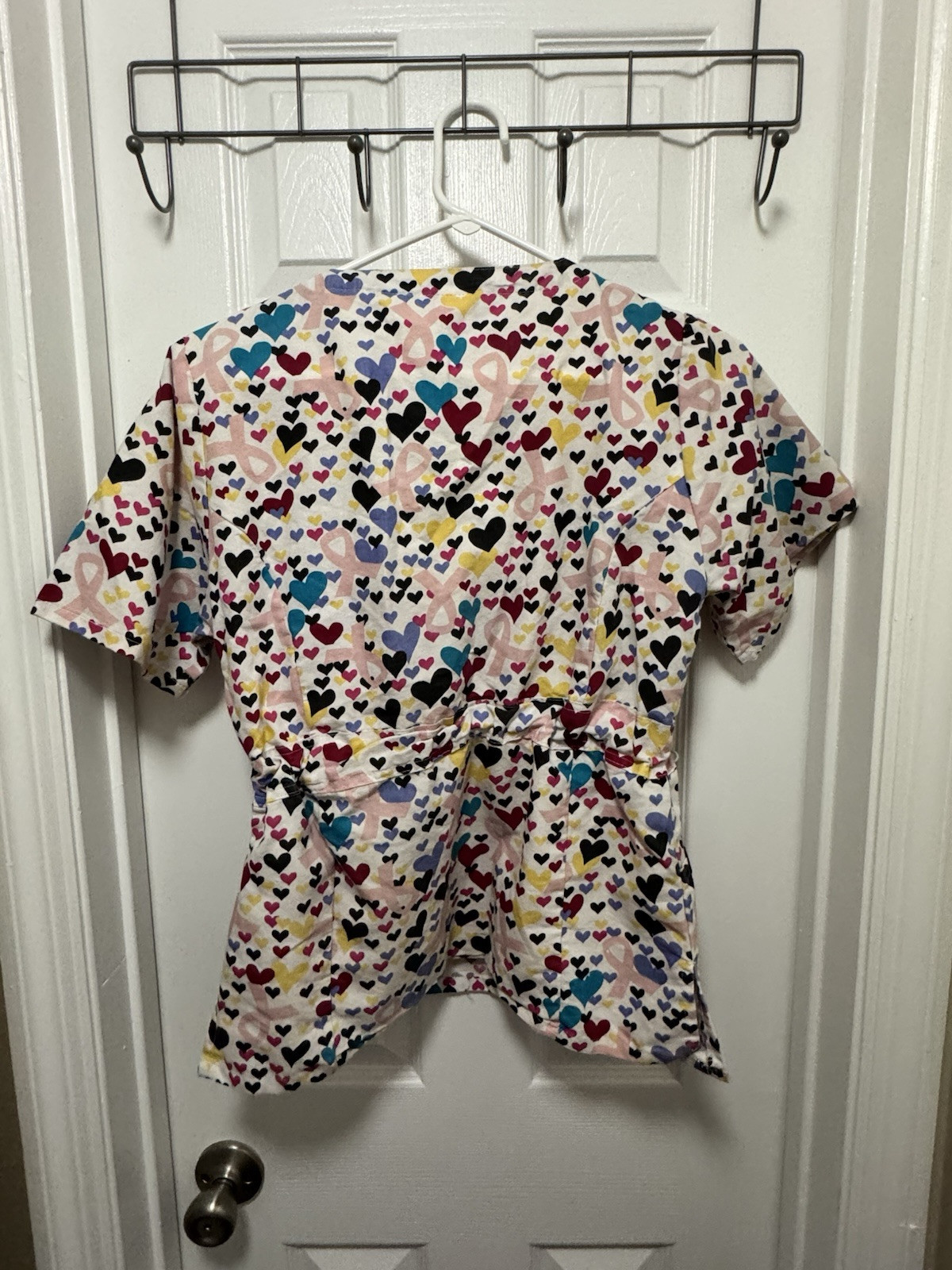 Sherly Uniforms Small Scrub Top Hearts & 🎀 Cotton/polyester