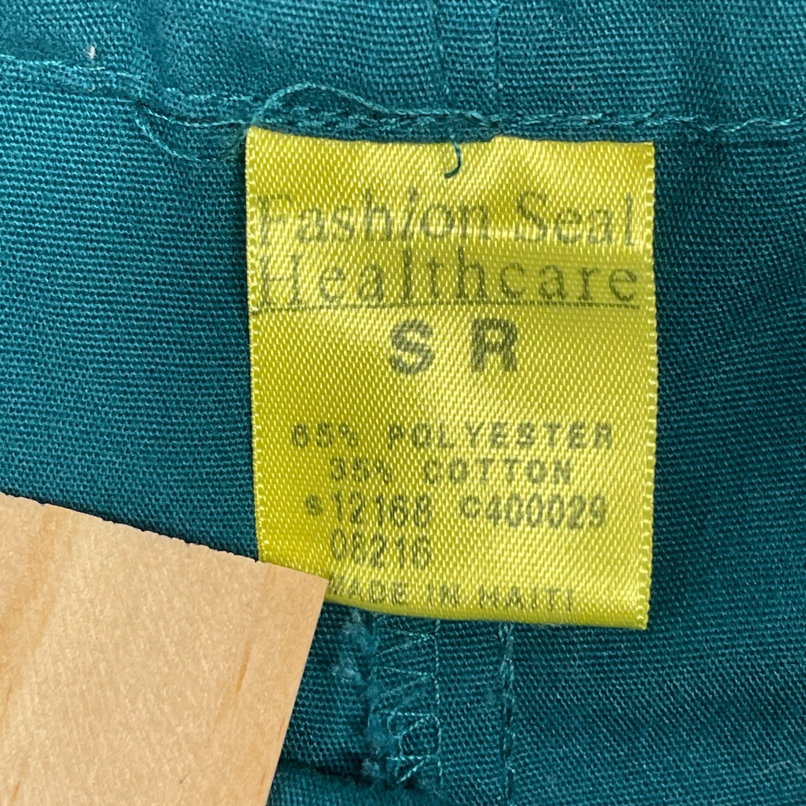Fashion Seal Healthcare Scrub Pants Unisex Small Regular Teal Drawstring Cargo