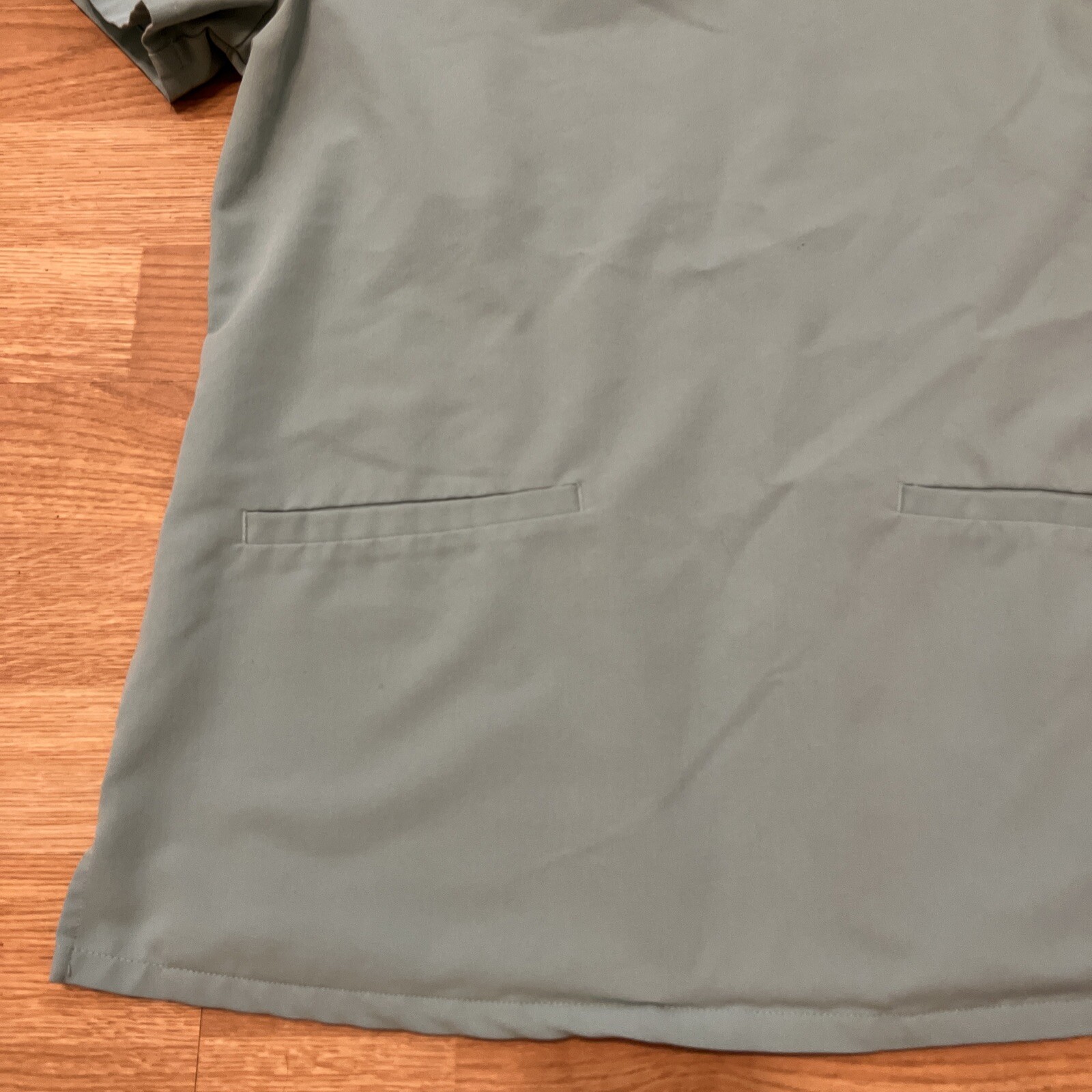 Figs Casma Three-Pocket Scrub Top Surgical Green Short Sleeve Women’s Size Small