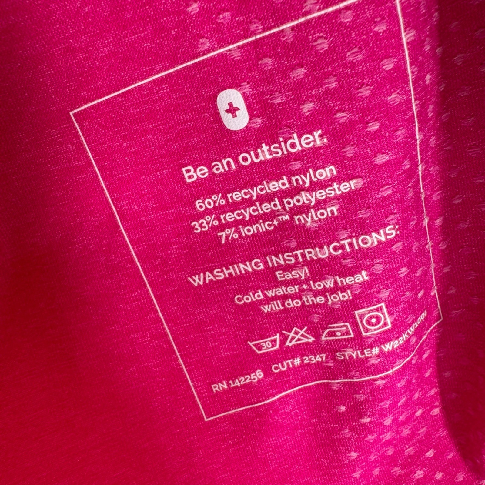 FIGS Salta 1/4 Zip Long-Sleeve Underscrub Top Lightweight Jacket Pink Size L