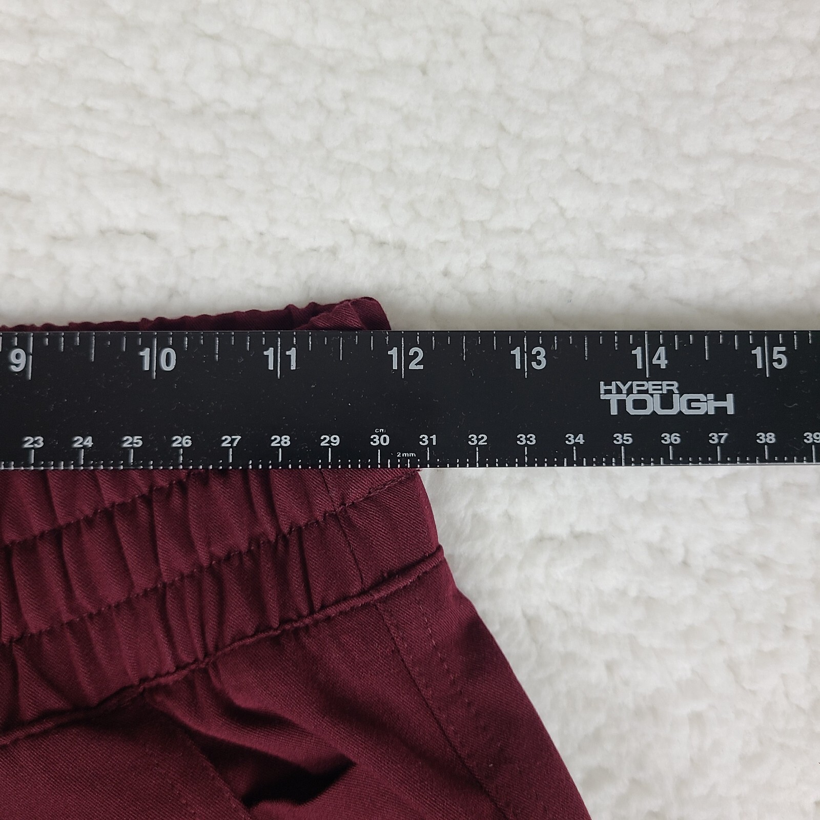 Figs Yola High Waisted Pants Womens XXS 2XS Burgundy Red Skinny Scrub NEW NWT