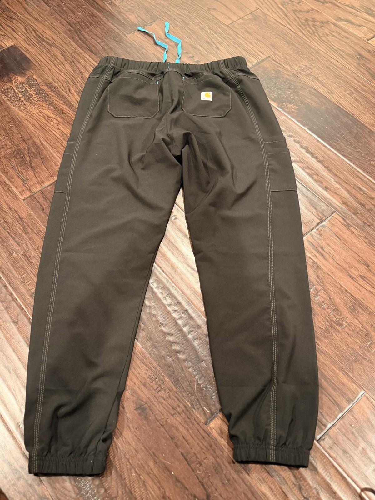 Carhartt Force Scrubs Pants M Black Jogger Drawstring Elastic Cuff