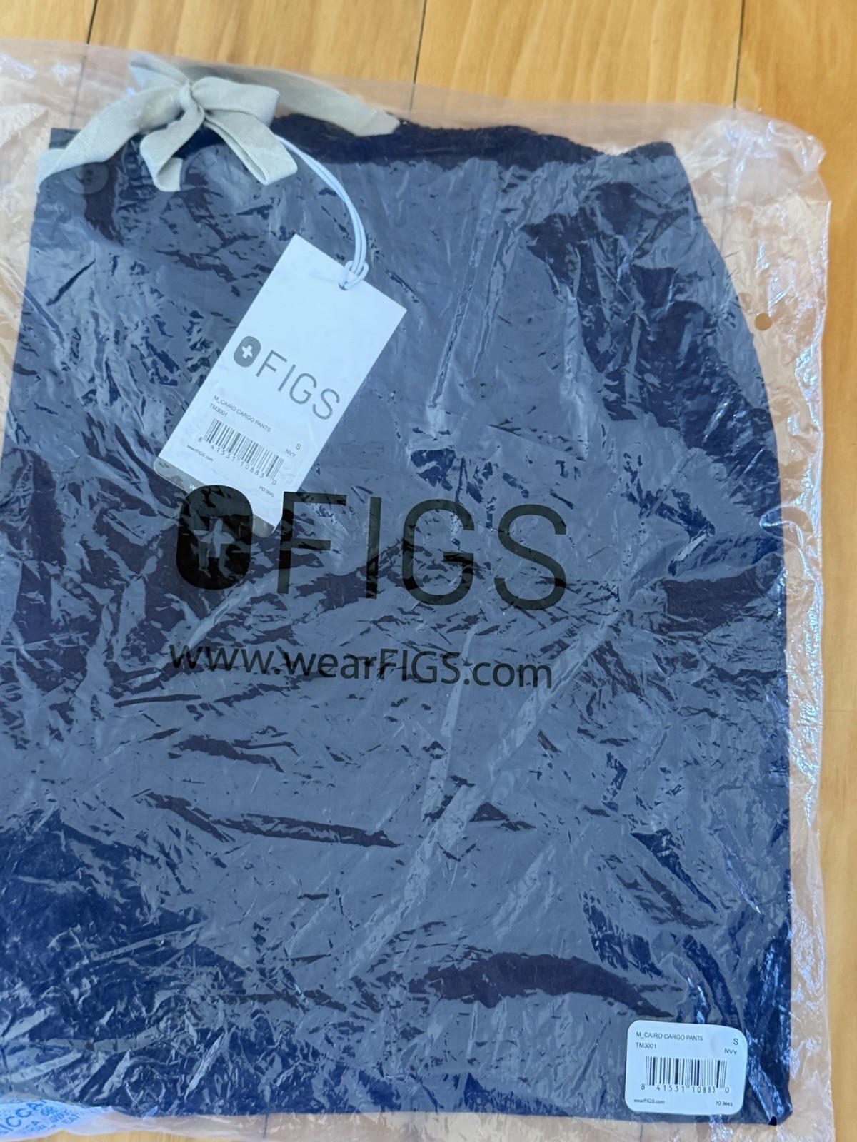 FIGS Men’s Technical Scrub Pants Size Small Blue Cairo Cargo NWT In Bag