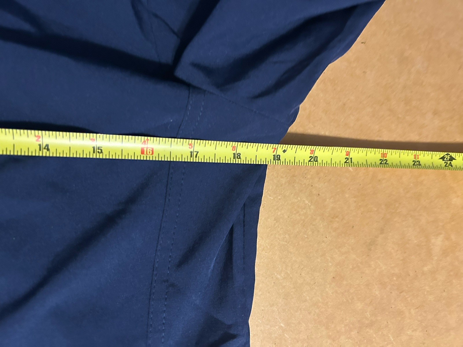 Scrubs Top Medcouture Long Sleeve Women Medium Navy Blue Full Zip Pockets S/8638