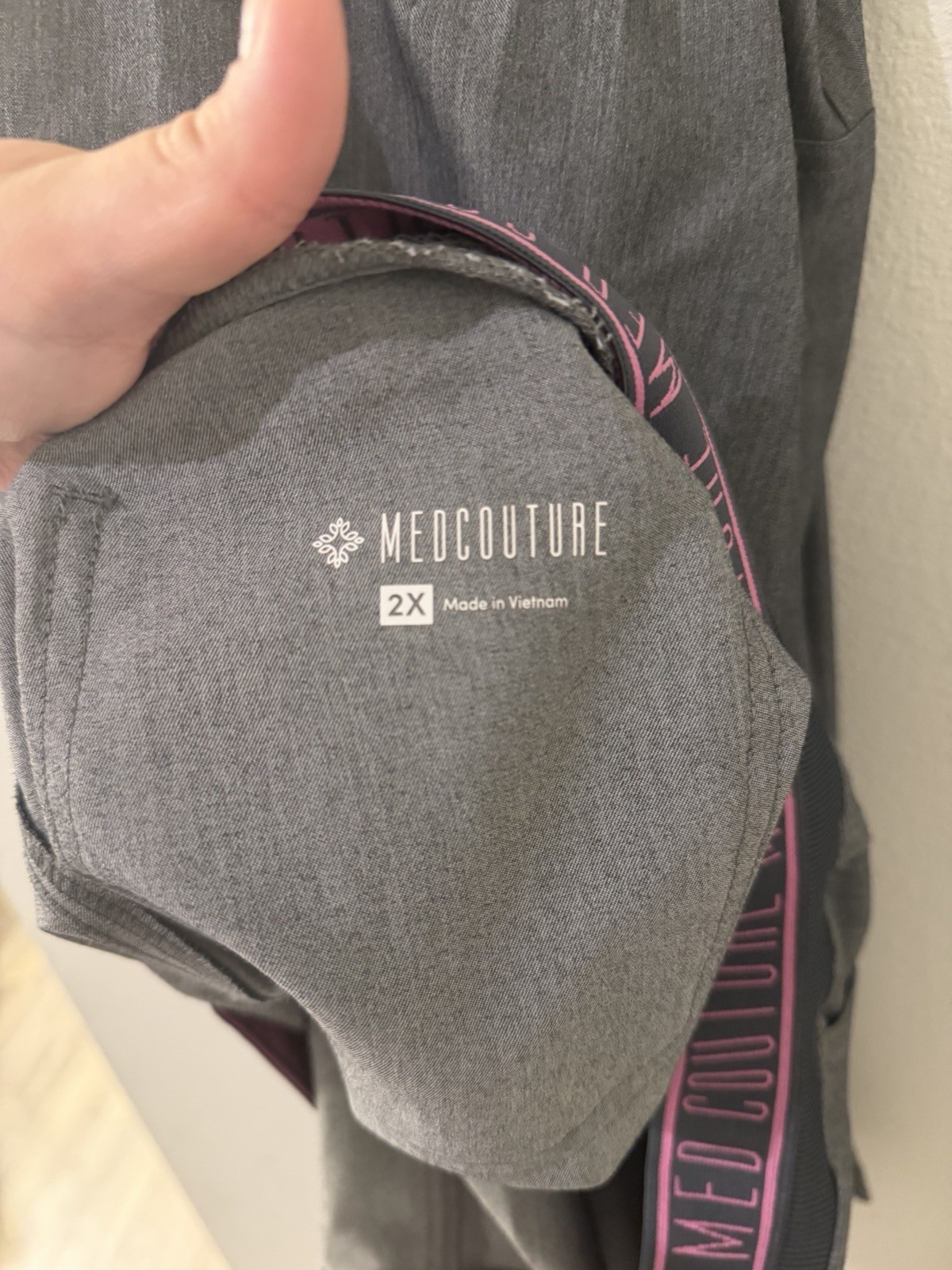 Med Couture Touch Yoga Cargo Pants, Size 2XL, Slate Gray