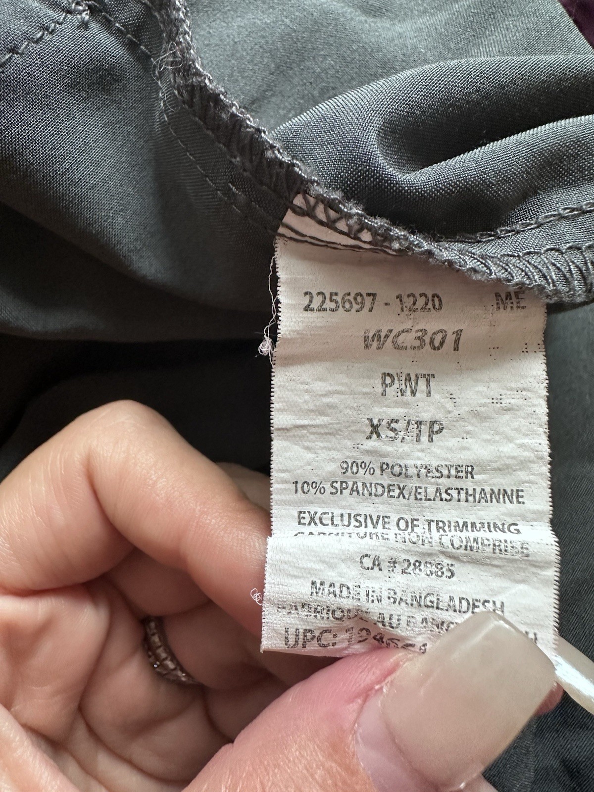 Gray Scrub Jacket