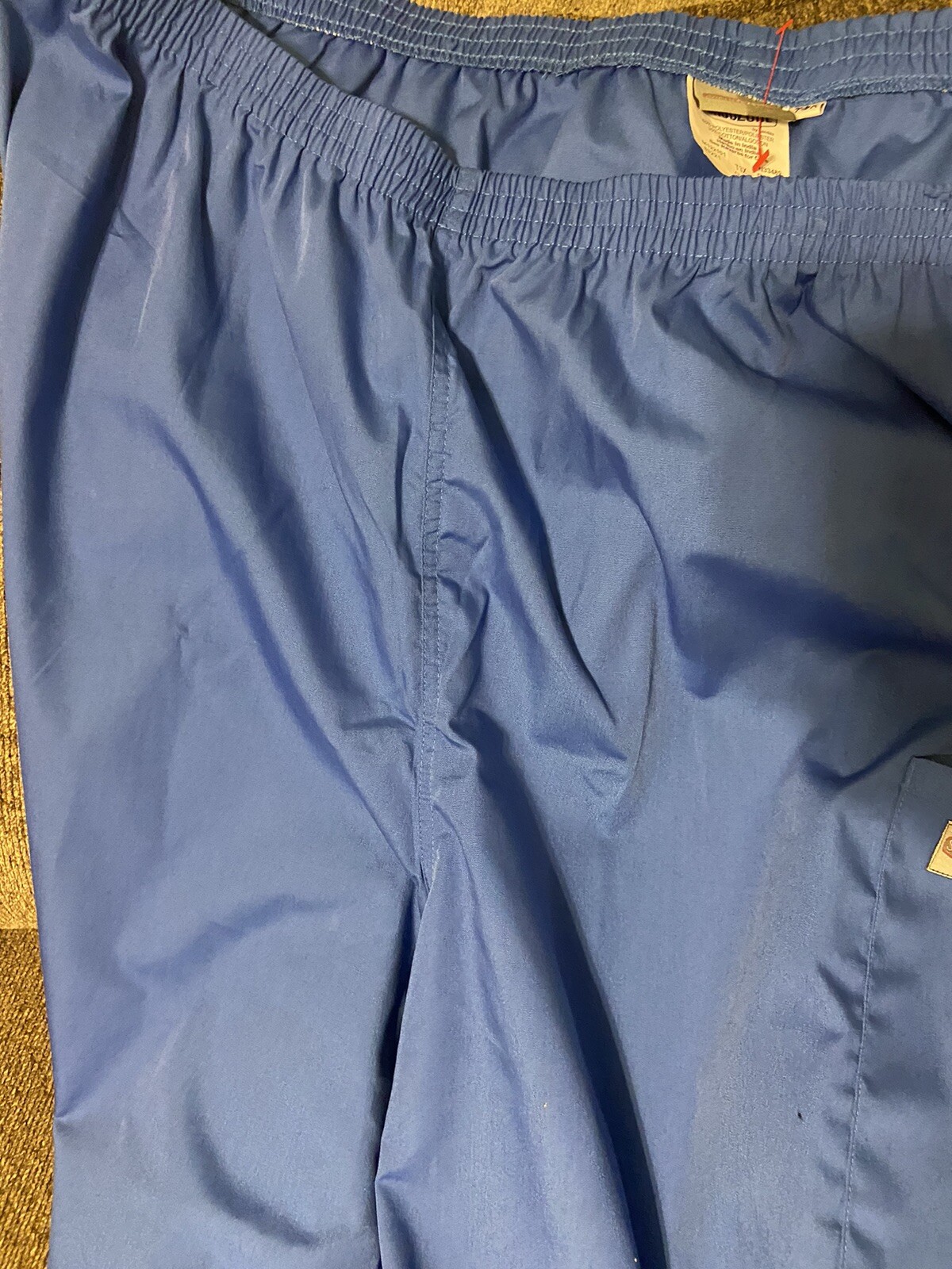 Scrub Zone Landau Women’s Elastic Waist Straight Leg Scrub Pants Royal Blue T3X