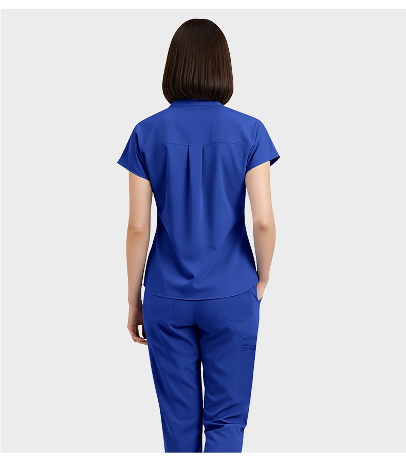 NiaaHinn Scrubs Stretch Nurse Medical Uniform Scrub Set Women Jogger Drawstring