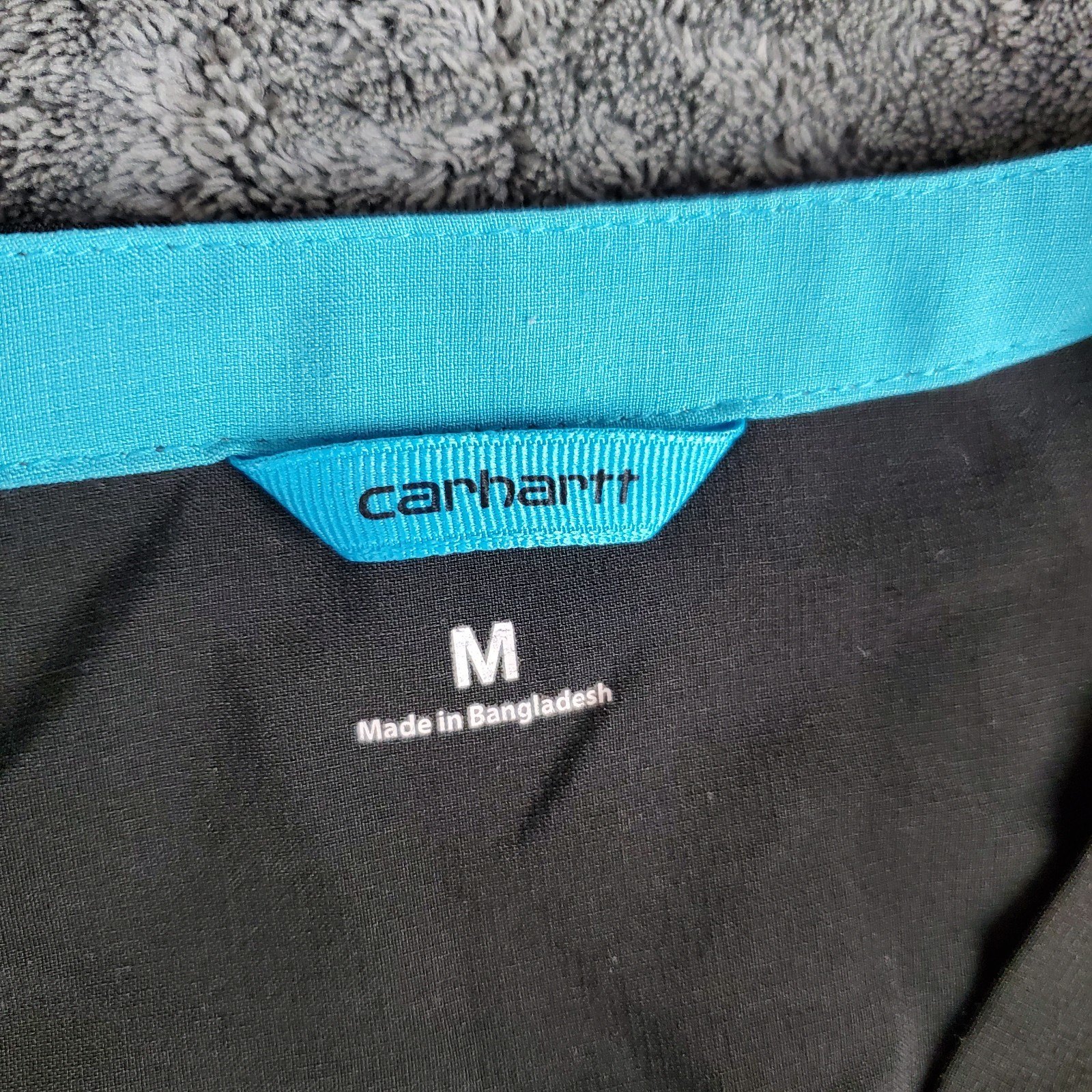 Carhartt Force Scrub Top Womens M Black Medical Nurse Work Uniform Shirt C12110