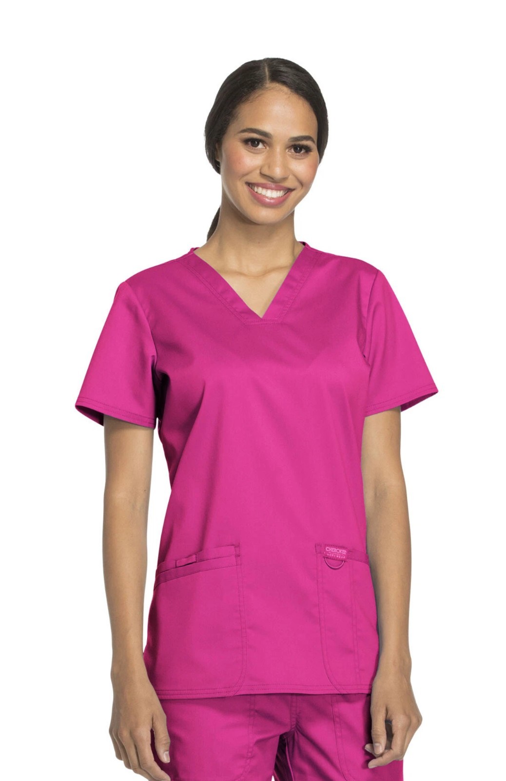 Cherokee Workwear Originals Women’s V-Neck Scrub Top Style 4700