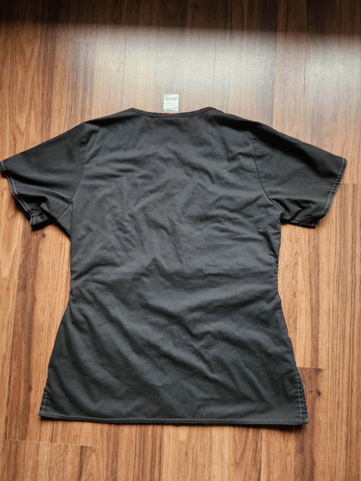 Dickies Medical Scrub Top Black, Utility Small