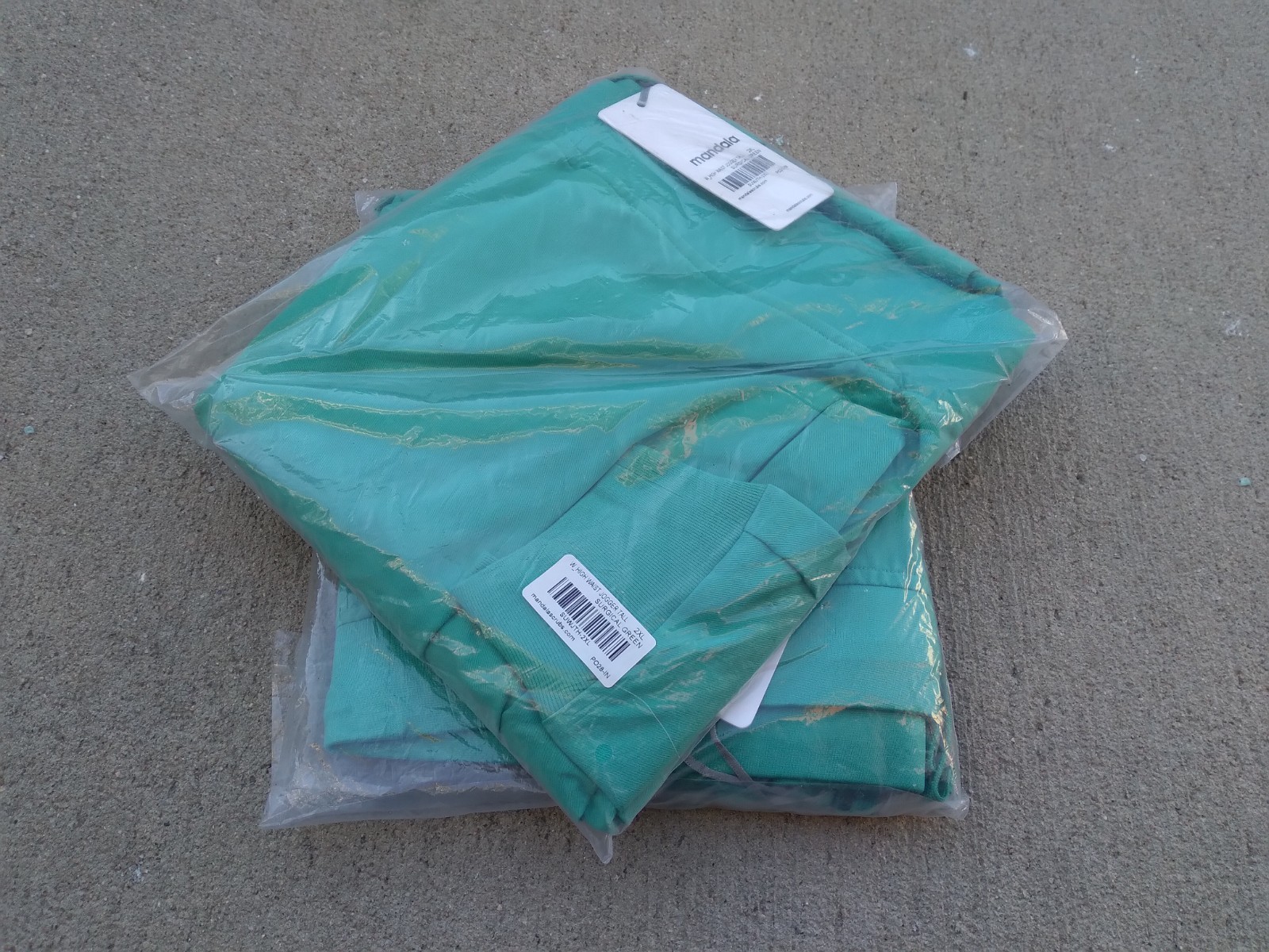 Mandala High Waist Jogger 2XL Surgical Green Scrubs NEW 2 Pairs