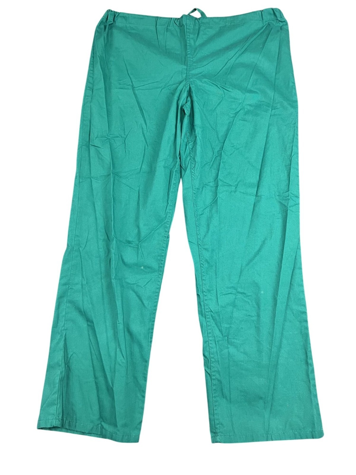 Hunter Green Scrub Pants S/CH Elastic Waist Straight Leg
