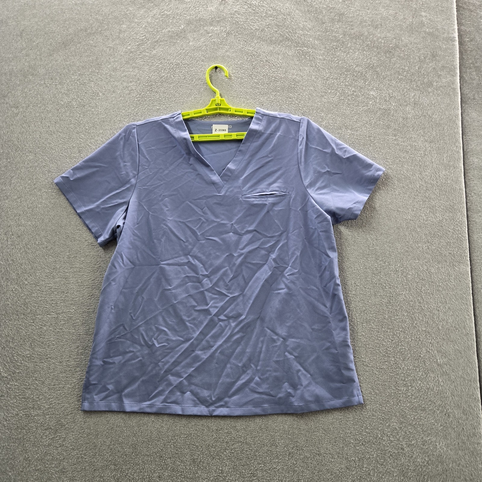 Mandala Women Scrub Top XL Blue Equa-Tek Medical PO#P026-S Short