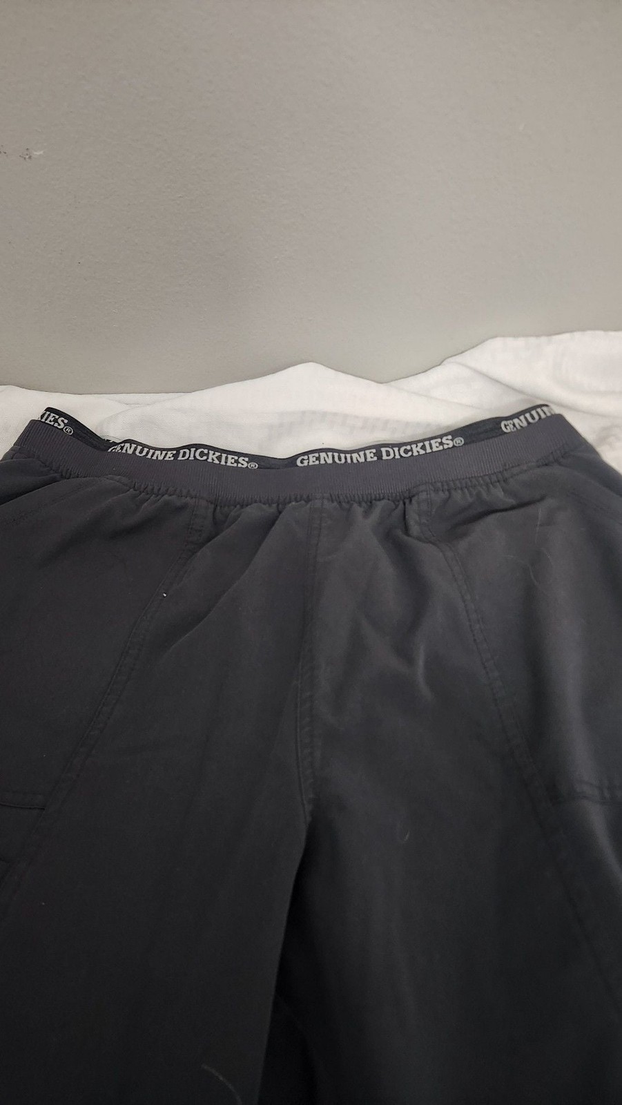 Genuine Dickies Women’s Scrubs Scrub Pants Style WM12P112 Elastic Waist Pewter S