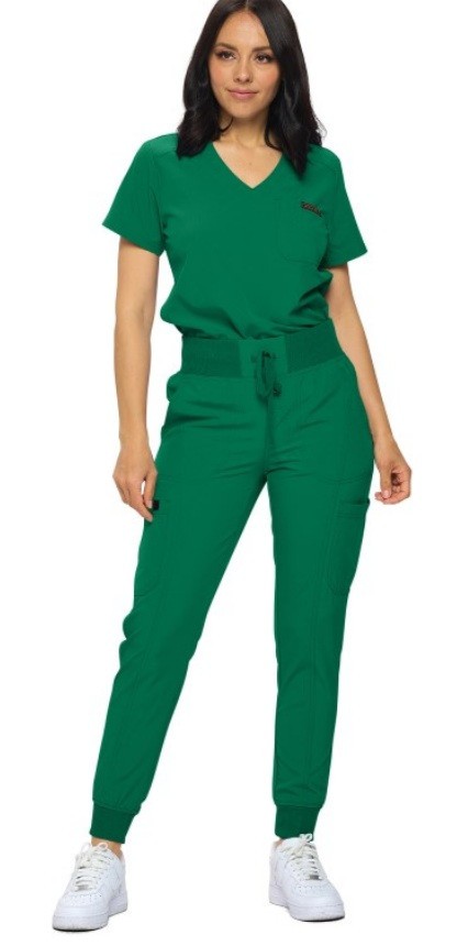 MONARCH JOGGER Petite Set Womens Scrub Set One Pocket TopMedical Hospital 3103P