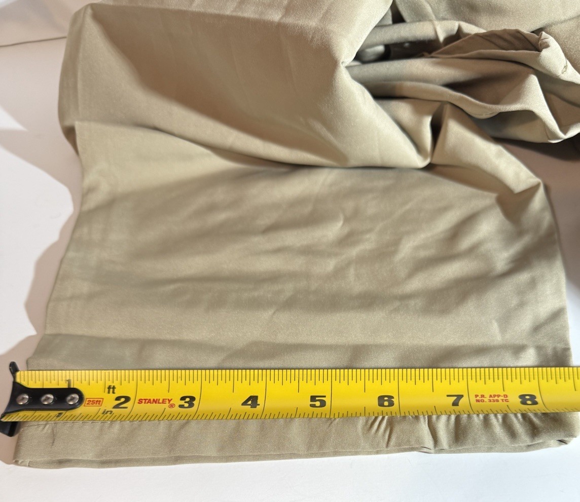 Healthcare Scrub Pants Women’s Large Beige Blood Resistant 30″ Inseam New