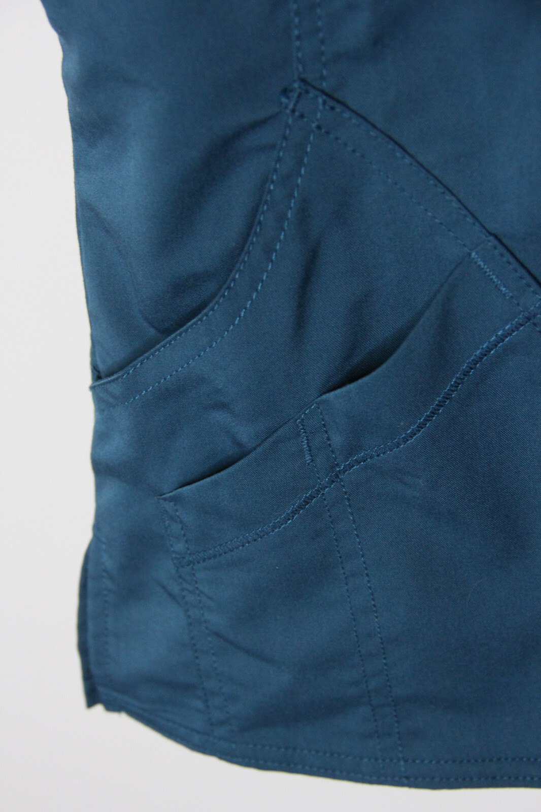 Scrubstar Premium Scrubwear XS RN# 93643 Teal/Deep Slate Style #SSL07818T EUC!