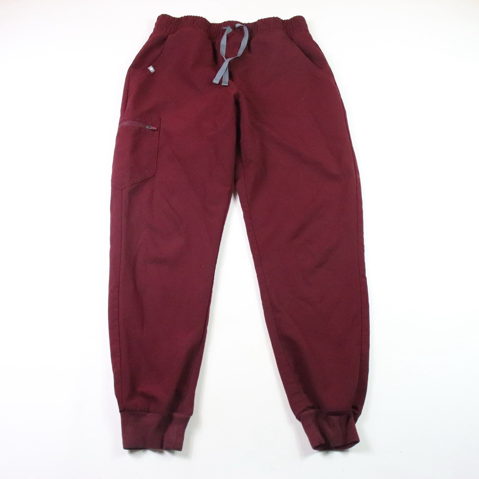 FIGS High Waisted Zamora Relaxed Jogger Medium Maroon W20SW2028 Medical