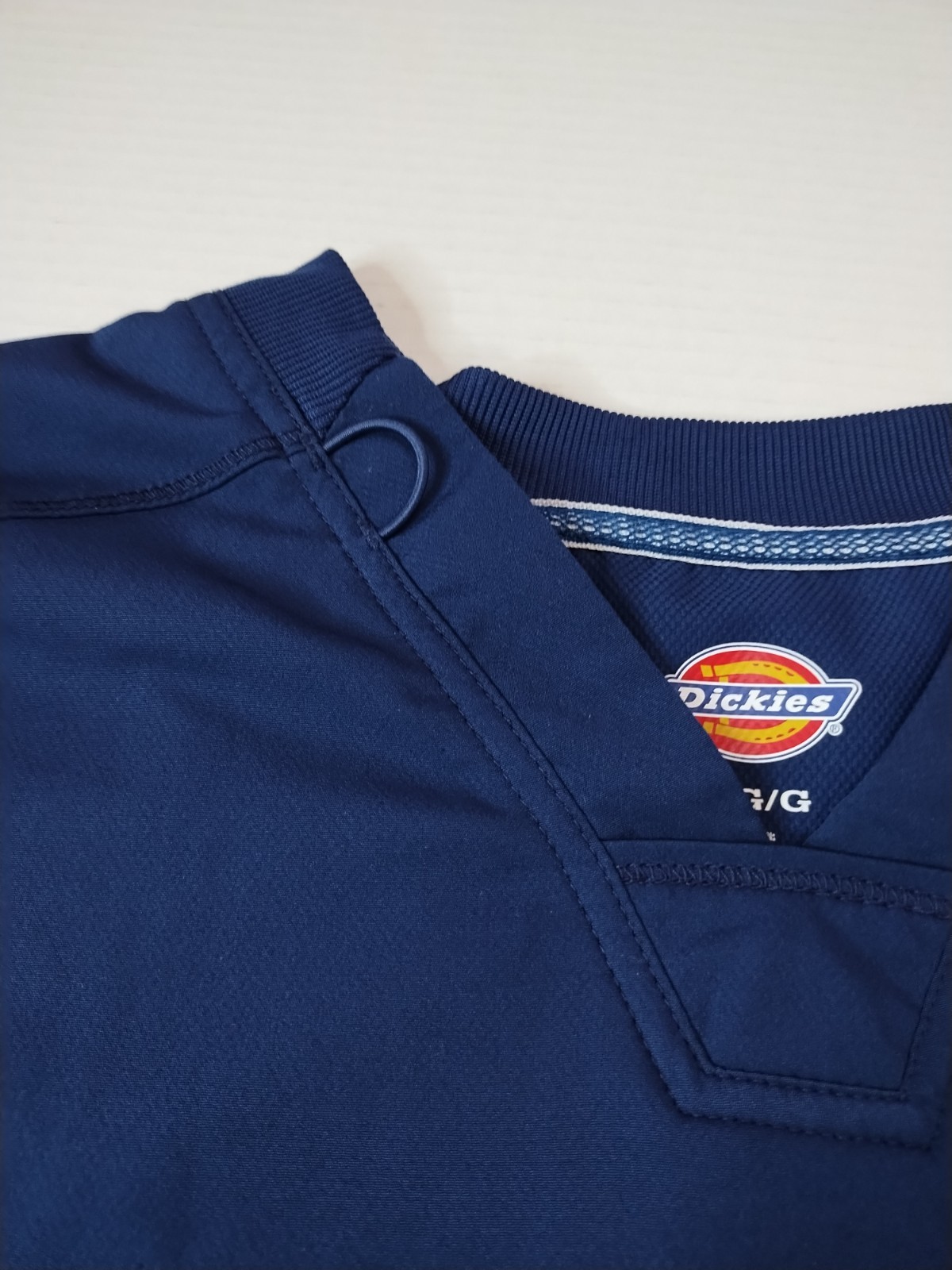 Dark Blue Size Large Medical Scrub Scrubs Nurse Hospital Utility Pockets
