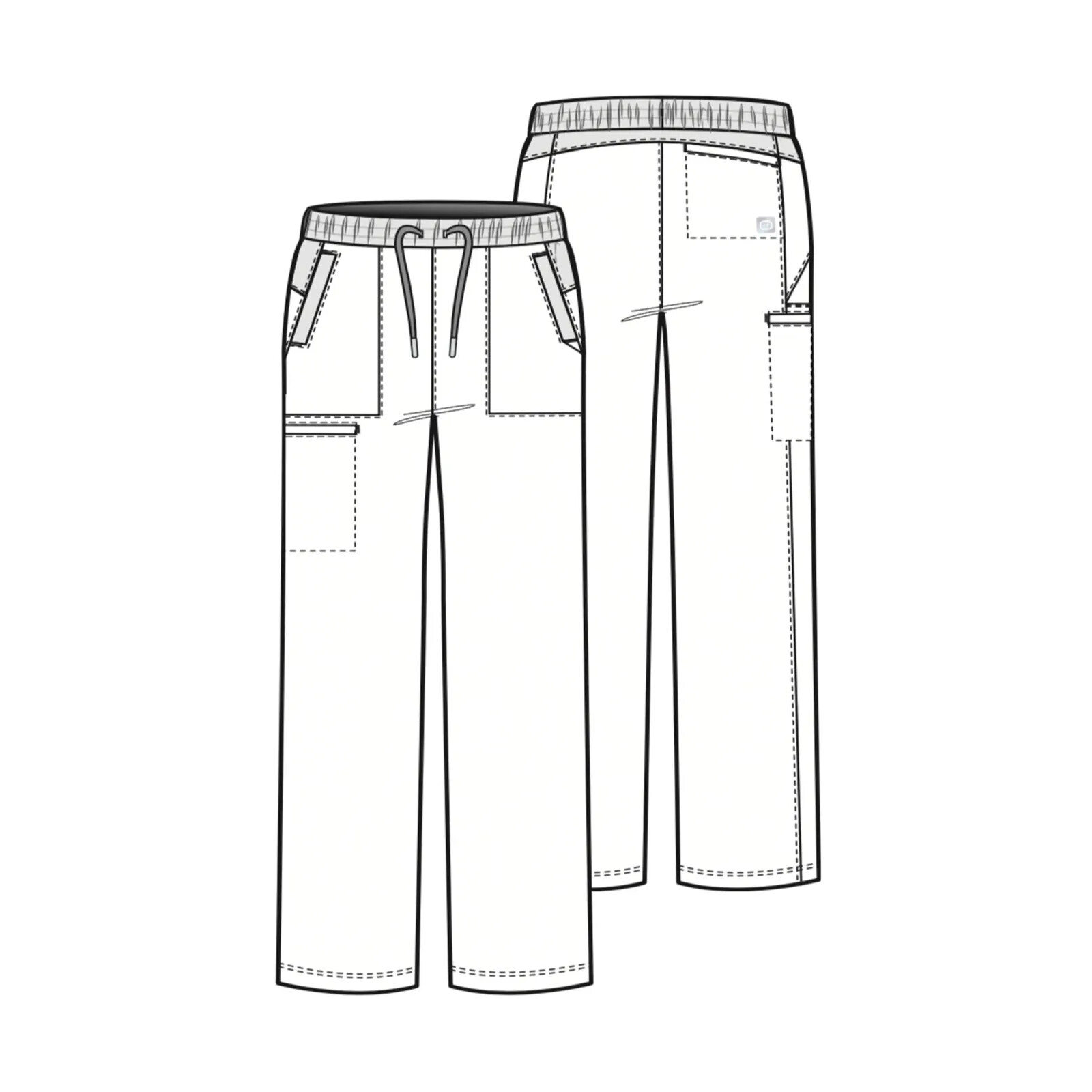 WonderWink Aero Scrub Pants #5129 – Purple – Modern Fit