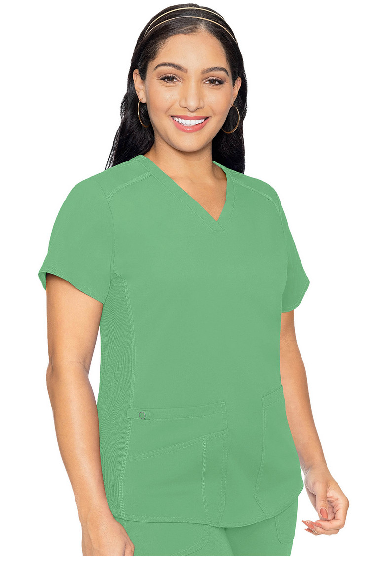 New with Tags Med Couture Touch V-Neck Shirttail Scrub Top 7459