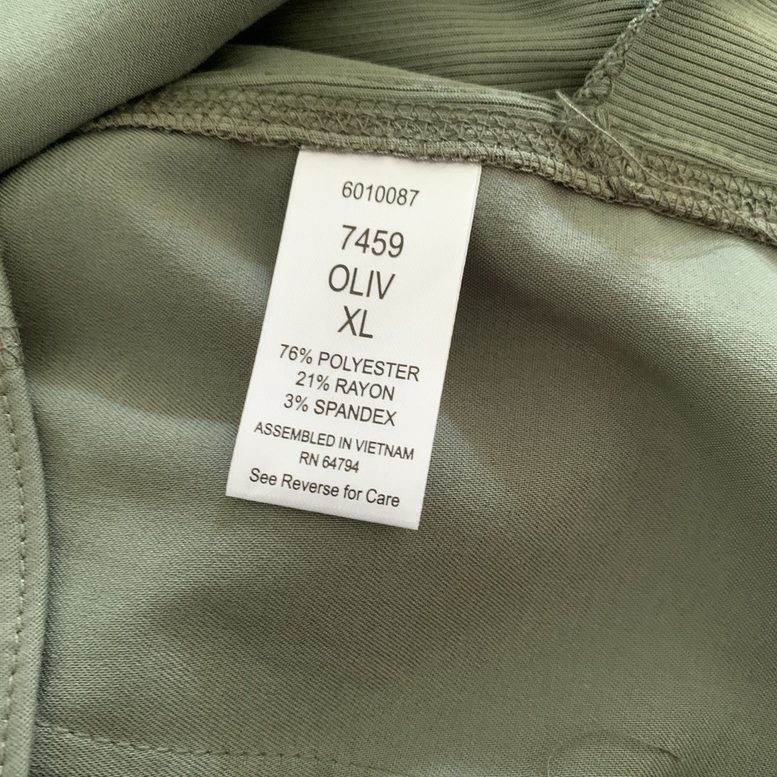 Medcouture Womens Olive Green Scrub Set Stretch Jogger Size XL NEW w/ Tags