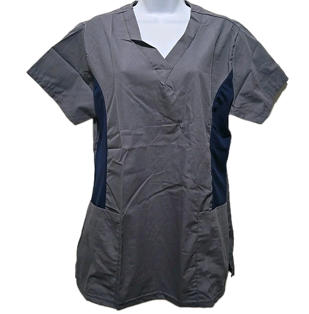 Fashion Seal Healthcare Adult Size M Gray Scrub New