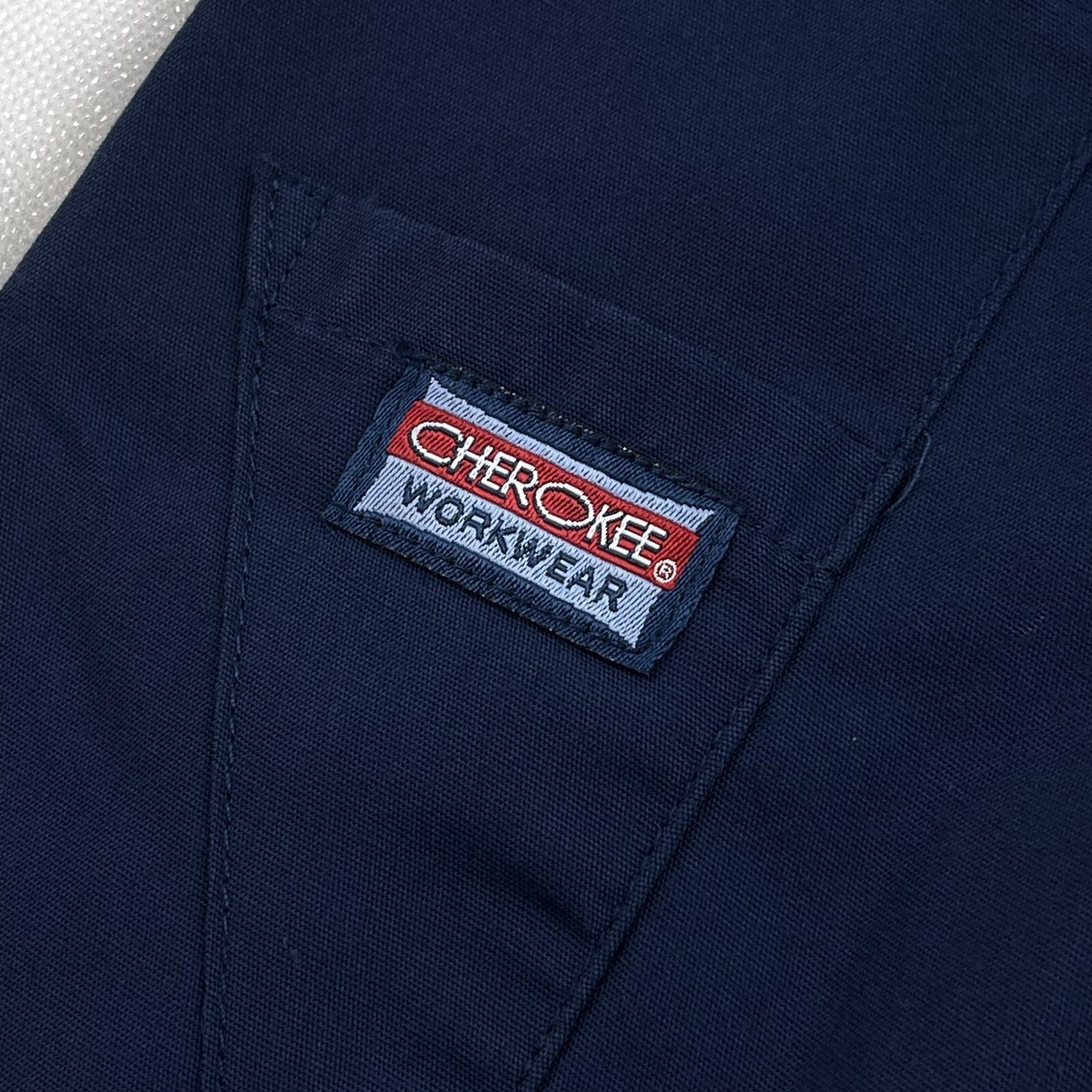 Cherokee Workwear Blue Comfy Scrub-Bottoms Pants Uniform Women’s Size M