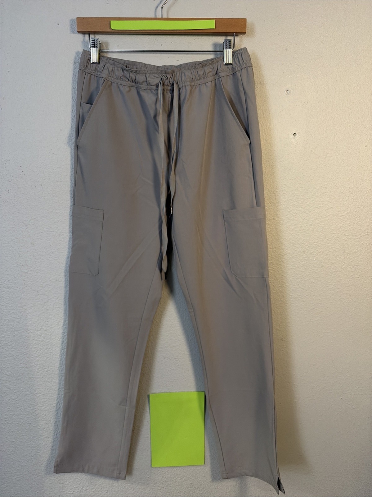 Adar Addition Scrubs For Men – Slim Leg Cargo Drawstring Scrub Pants Small