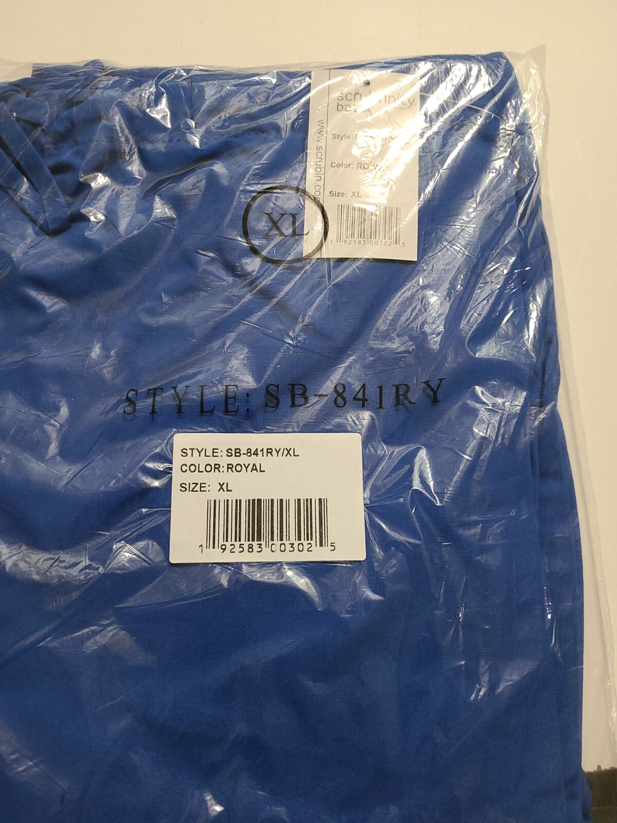 Scrubfinity Basix Royal Blue Scrub Bottoms XL