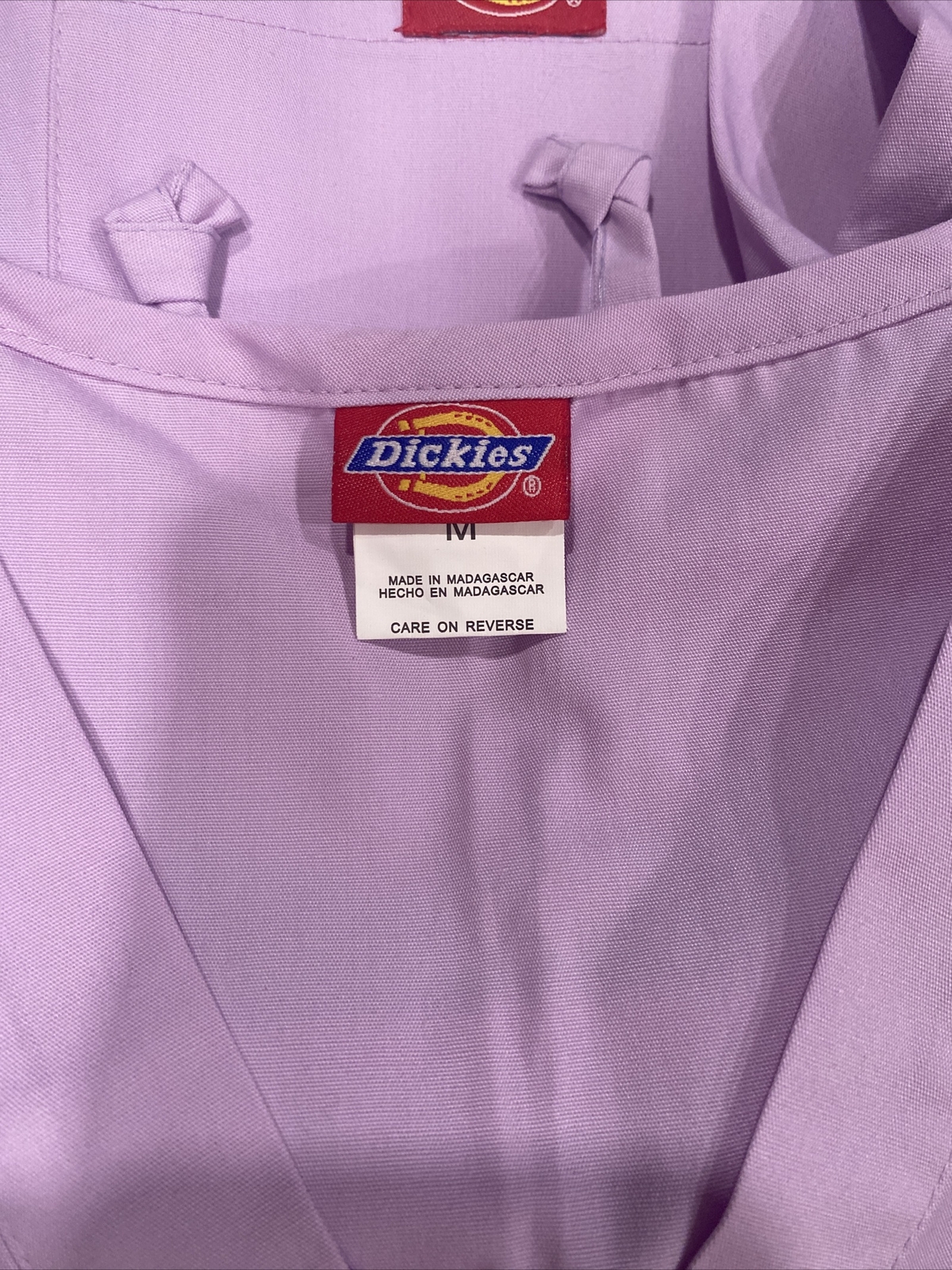 Dickies Scrub Bottom Women Medium Light Purple Pull On Drawstring Scrub Pants