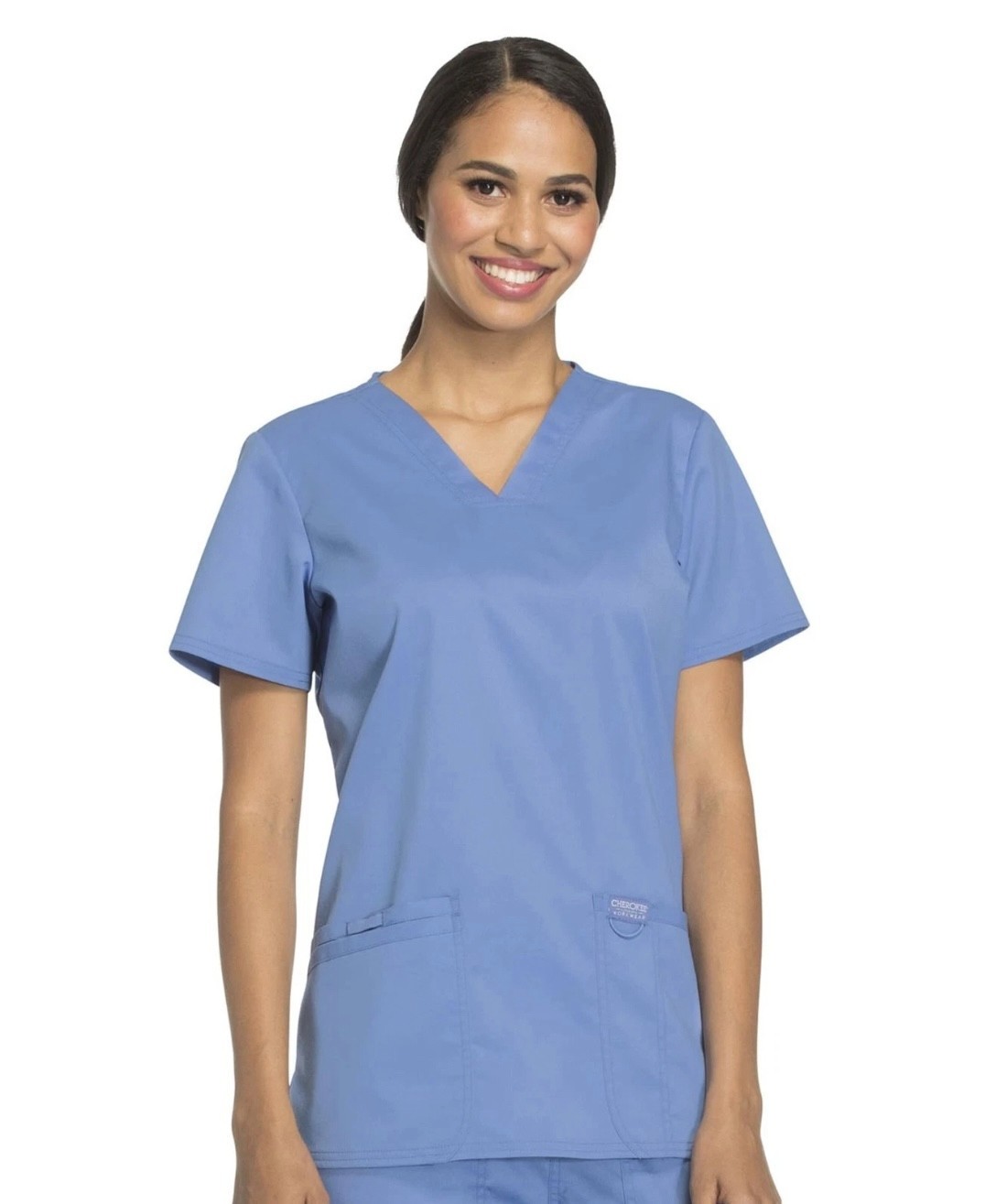 Cherokee Workwear Originals Women’s V-Neck Scrub Top Style 4700
