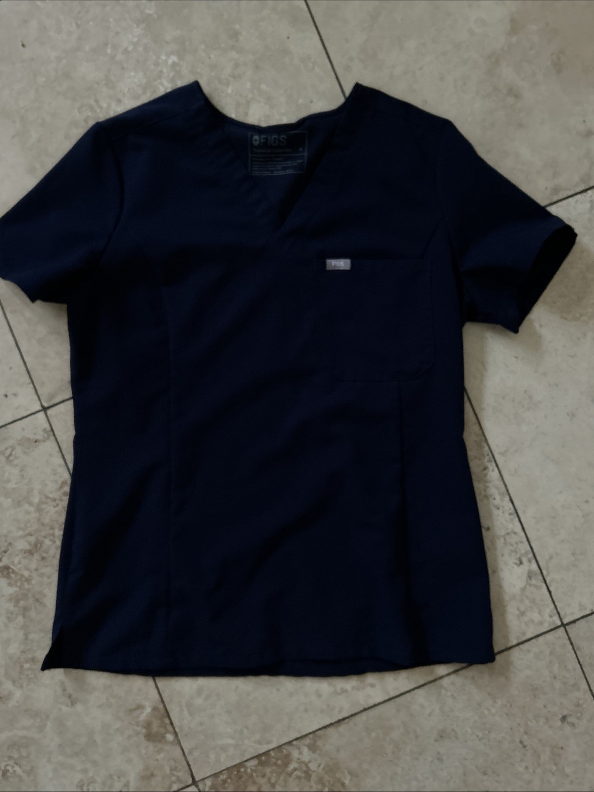 Figs Technical Collection Women’s Top Color, Navy Blue Size Medium
