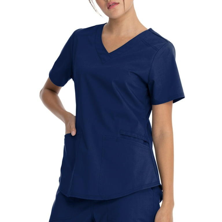Scrubstar Core Essentials Lightweight Stretch V-Neck Scrub Top (Women’s)