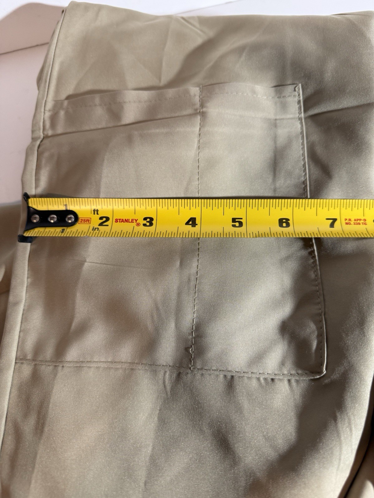 Healthcare Scrub Pants Women’s Large Beige Blood Resistant 30″ Inseam New