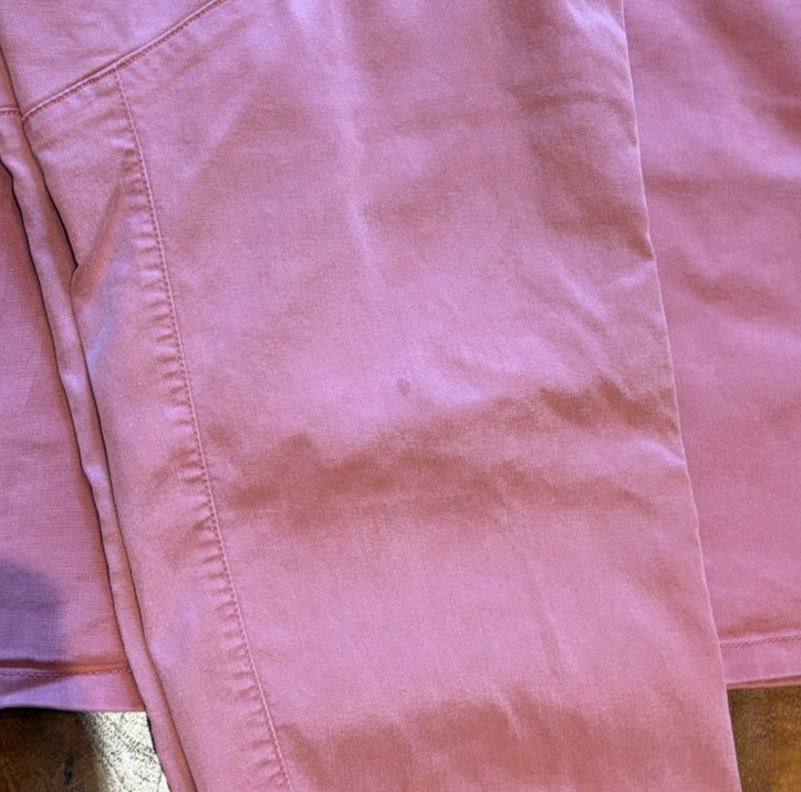 Mediclo Womens S small Tencel scrub Set Mauve Sal‎ ‎Essential Nova ‎Jogger
