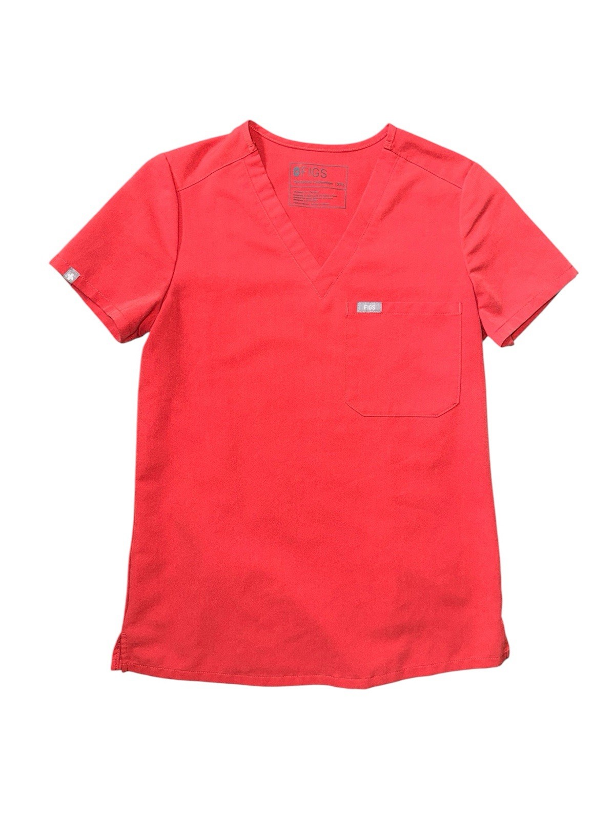 FIGS Catarina One Pocket Scrub Top XXS Clay Technical Collection Limited Edition