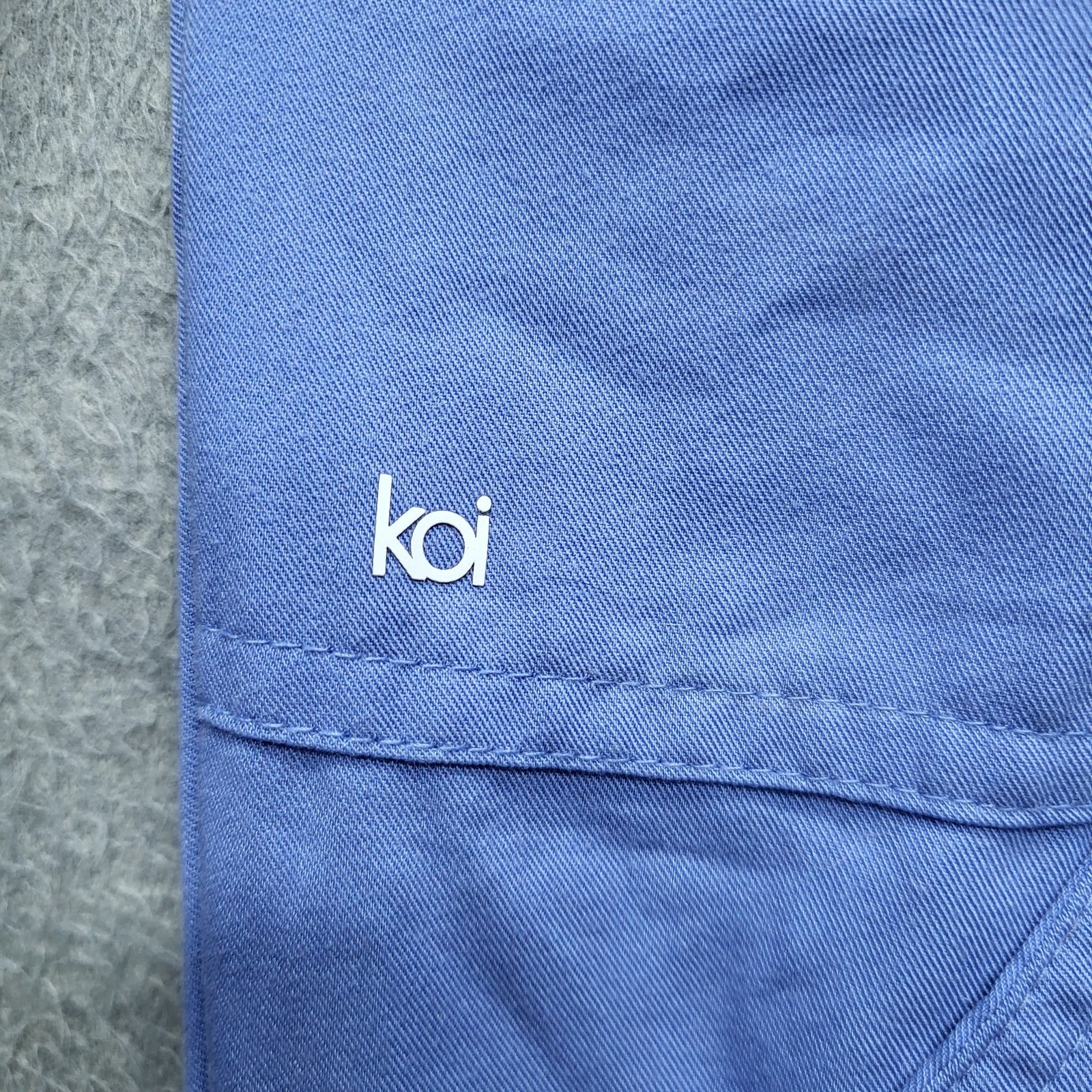 Koi Women Scrub Pants M REGULAR Blue Cargo Jogger NEXT GEN Activewear