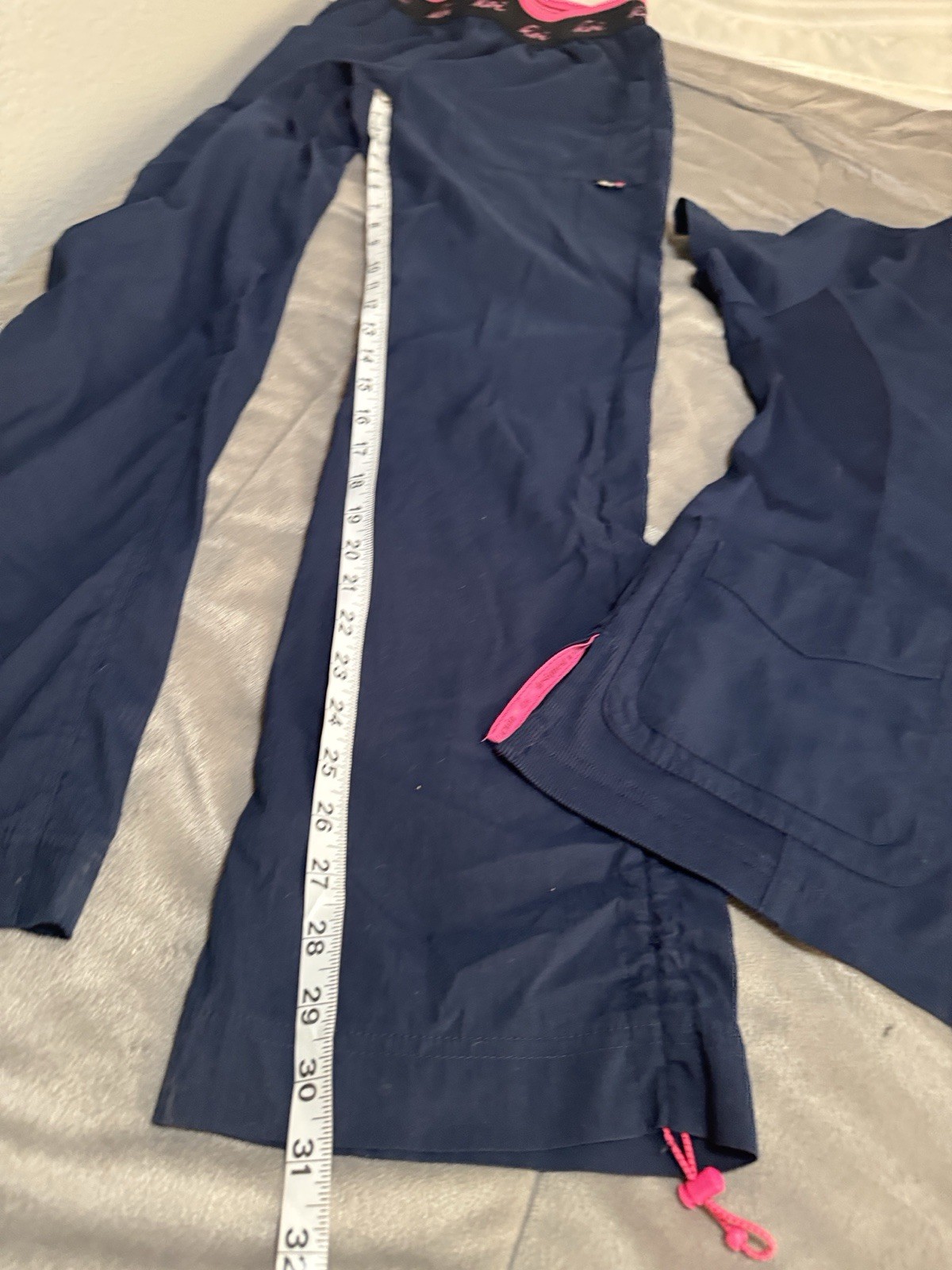 Koi Lite women’s 2 Pc Mechanical Stretch Slim Fit Navy Scrub Set Sz Regular XXS