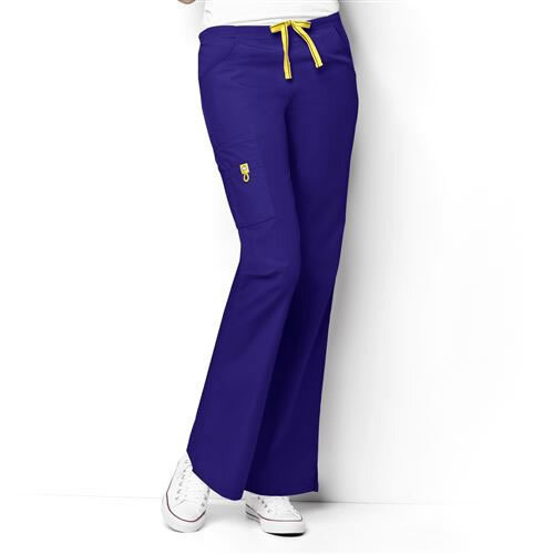 Wonder Wink Women Flare Leg Cargo Scrub Pants 5026 APPLE ROYAL WHITE 2XT 4XL 5XL