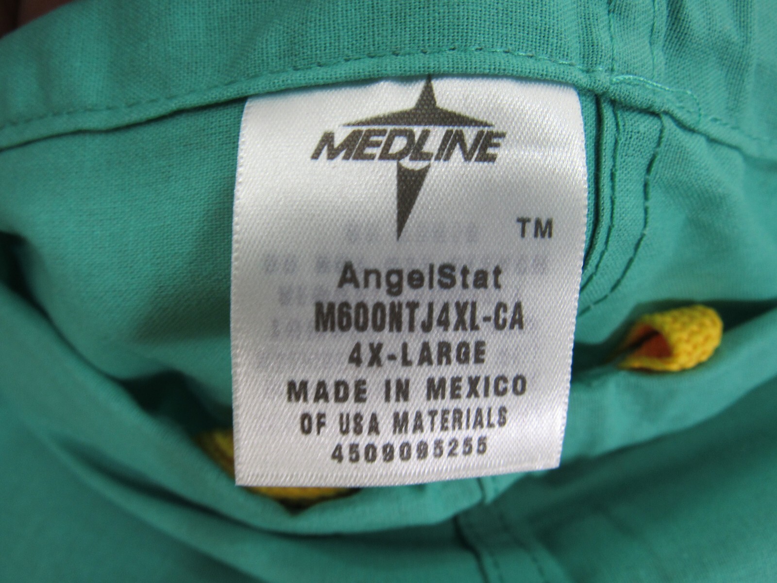 New Medline Angelstat Unisex Reversible Drawstring Scrub Pants Size 4XL Jade