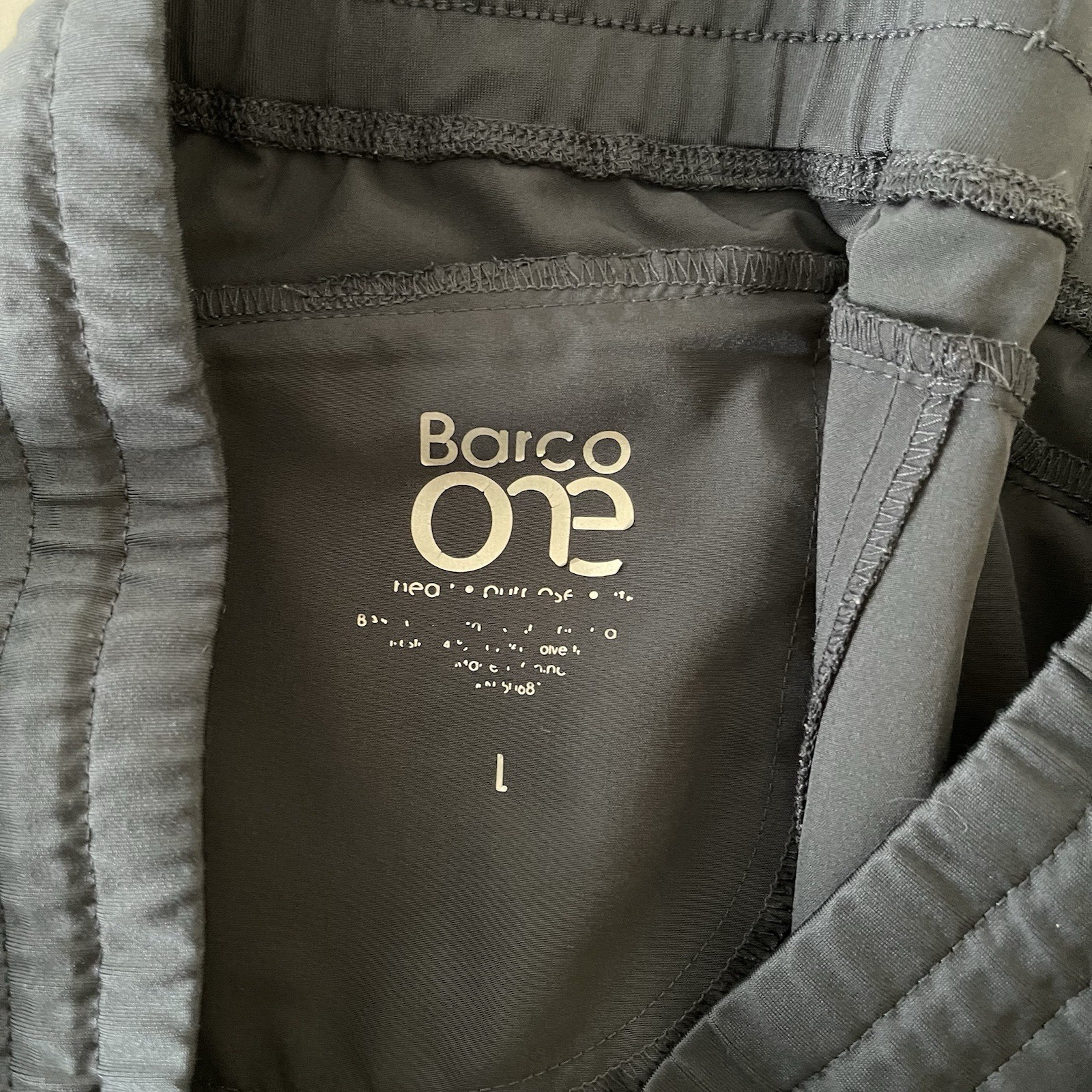Barco One Boost Jogger Scrub Pants Navy Size L Perforated Breathable Cargo L